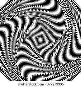 black white graphic abstract vector background with geometric elements