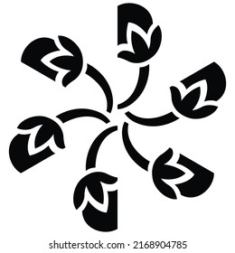 Designkunst für schwarz-weiße grafische Elemente