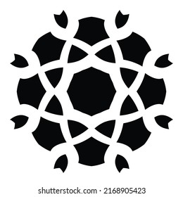 Black and white graphic element design art