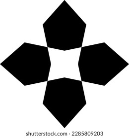 black and white graphic element trangle background hexago. 