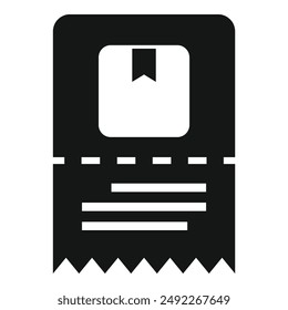 Schwarz-Weiß-Grafik eines altmodischen Zugtickets, ideal für Reisethemen