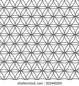 Black and White graphic pattern for abstract vector 