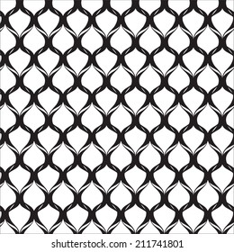 Black and White graphic pattern abstract vector background.