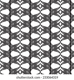 Black and White graphic pattern abstract background.vector.