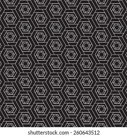 Black and White graphic pattern abstract vector background. Modern stylish texture.