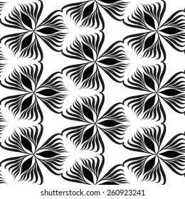 Black and White graphic pattern abstract vector background. Modern stylish texture.