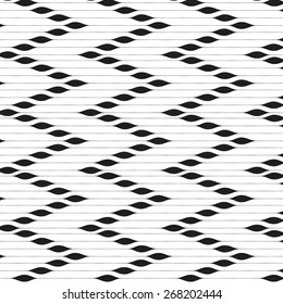 Black and White graphic pattern abstract vector background. Modern stylish texture.