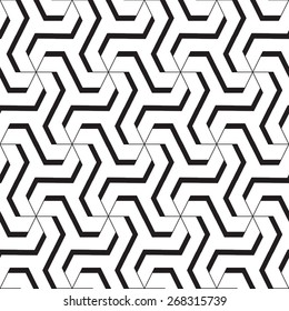 Black and White graphic pattern abstract vector background. Modern stylish texture.