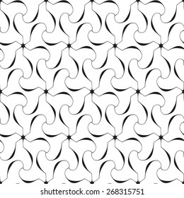 Black and White graphic pattern abstract vector background. Modern stylish texture.
