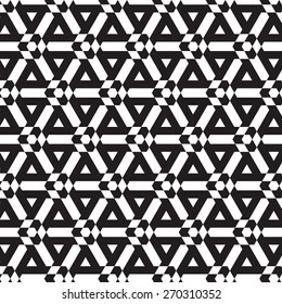 Black and White graphic pattern abstract vector background. Modern stylish texture.