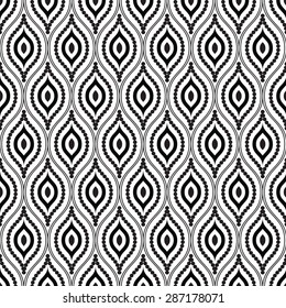 black and white graphic pattern abstract vector background. Modern stylish texture.