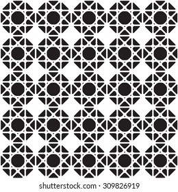 Black and white  graphic pattern abstract vector background. Modern stylish texture.