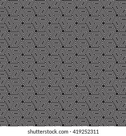 black and white graphic pattern abstract vector background. Modern stylish texture.