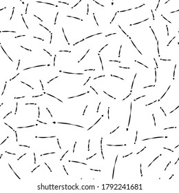 black and white graphic pattern and simple scattered jagged line elements