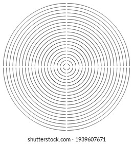  Black and white graphics.Abstract circle pattern background,conentric circle element