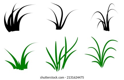 black and white grass vector