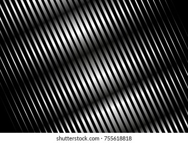 Black and white grating background. Geometrical background from parallel lines - vector.