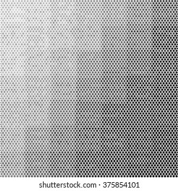 Black white and gray checkered floor with polka dot tiles - Background vector illustration. Abstract square polka dot background pattern. Spotted line vector illustration