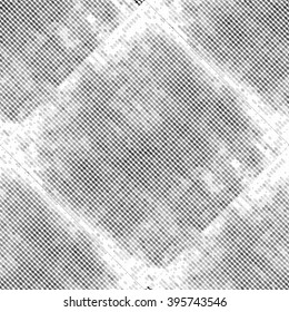 Black white and gray checkered floor with polka dot tiles - Background illustration. Abstract light square polka dot background pattern. Spotted line vector illustration