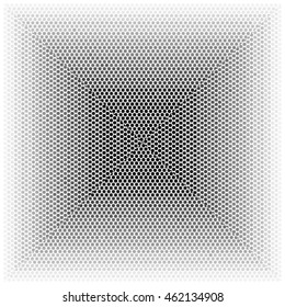 Black white and gray checkered floor with polka dot tiles - Background illustration. Abstract light square polka dot background pattern. Spotted line vector illustration