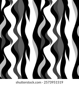 Black White And Gray Color Pattern Design illustration 