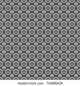 Black, white and gray diagonal tiles. Vector stock illustration in a modern flat style. Creative seamless pattern, modern diagonal abstract background with geometric elements.