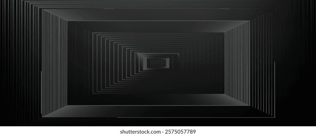 Black white and gray grey vector 3d futuristic tech glow and shinning line simple modern abstract