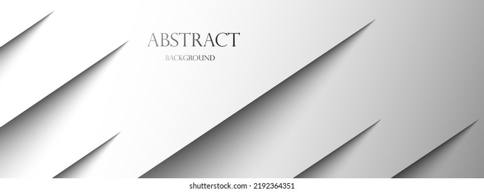 Black White Gray Paper Cut Lines Pattern Abstract Background Vector