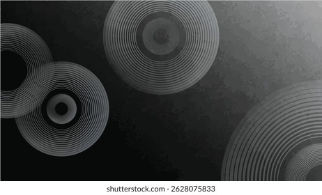 Grano de textura gris blanco y negro moderno con círculo y cualquier línea