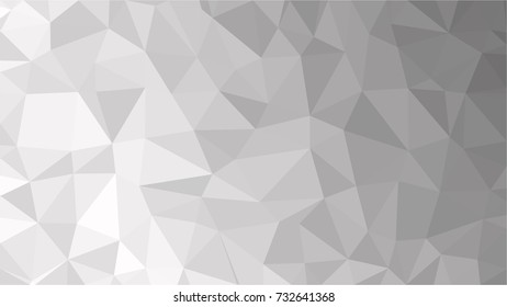 Black and White Grey Polygonal Mosaic Background, Low Poly Style, Vector illustration, Business Design Templates