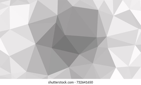 Black and White Grey Polygonal Mosaic Background, Low Poly Style, Vector illustration, Business Design Templates