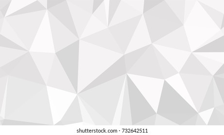 Black and White Grey Polygonal Mosaic Background, Low Poly Style, Vector illustration, Business Design Templates