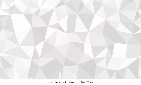 Black and White Grey Polygonal Mosaic Background, Low Poly Style, Vector illustration, Business Design Templates