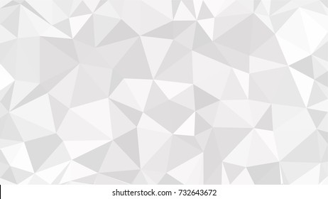 Fondo de mosaico poligonal gris blanco y negro, estilo bajo de polietileno, Ilustración vectorial, Plantillas de diseño de negocios