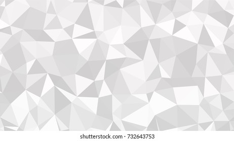 Black and White Grey Polygonal Mosaic Background, Low Poly Style, Vector illustration, Business Design Templates