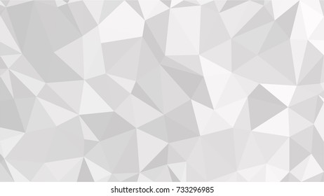 Black and White Grey Polygonal Mosaic Background, Low Poly Style, Vector illustration, Business Design Templates