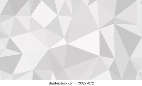 Black and White Grey Polygonal Mosaic Background, Low Poly Style, Vector illustration, Business Design Templates