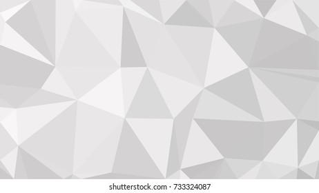 Black and White Grey Polygonal Mosaic Background, Low Poly Style, Vector illustration, Business Design Templates