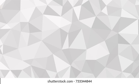 Black and White Grey Polygonal Mosaic Background, Low Poly Style, Vector illustration, Business Design Templates