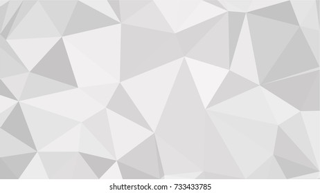 Black and White Grey Polygonal Mosaic Background, Low Poly Style, Vector illustration, Business Design Templates