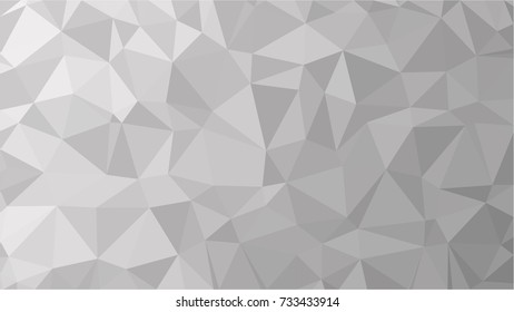 Black and White Grey Polygonal Mosaic Background, Low Poly Style, Vector illustration, Business Design Templates