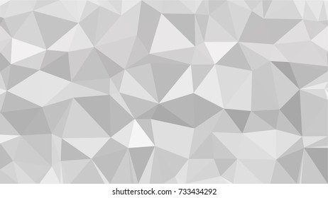Black and White Grey Polygonal Mosaic Background, Low Poly Style, Vector illustration, Business Design Templates