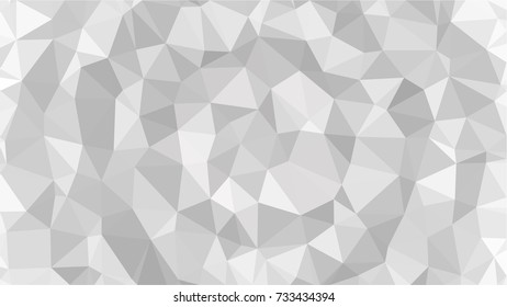 Black and White Grey Polygonal Mosaic Background, Low Poly Style, Vector illustration, Business Design Templates