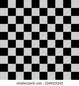 black and white grid line seamless pattern vector illustration
