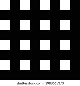 Black and white grid vector pattern