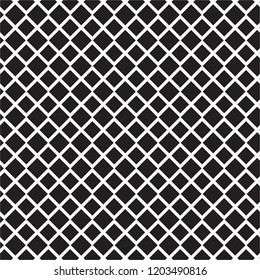Black and white grill line pattern vector