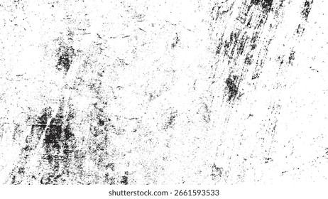 Schwarz-Weiß Gritty Distressed Grunge Texture Overlay