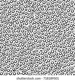 Black and white grunge. Abstract vector background. The dark texture of cracks, stains of ink. Fantastic vintage pattern