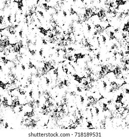 Black and white grunge. Abstract vector background. The dark texture of cracks, stains of ink. Fantastic vintage pattern
