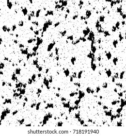 Black and white grunge. Abstract vector background. The dark texture of cracks, stains of ink. Fantastic vintage pattern